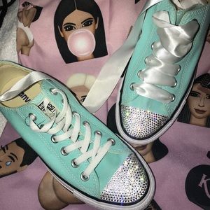 New converse with Swarovski